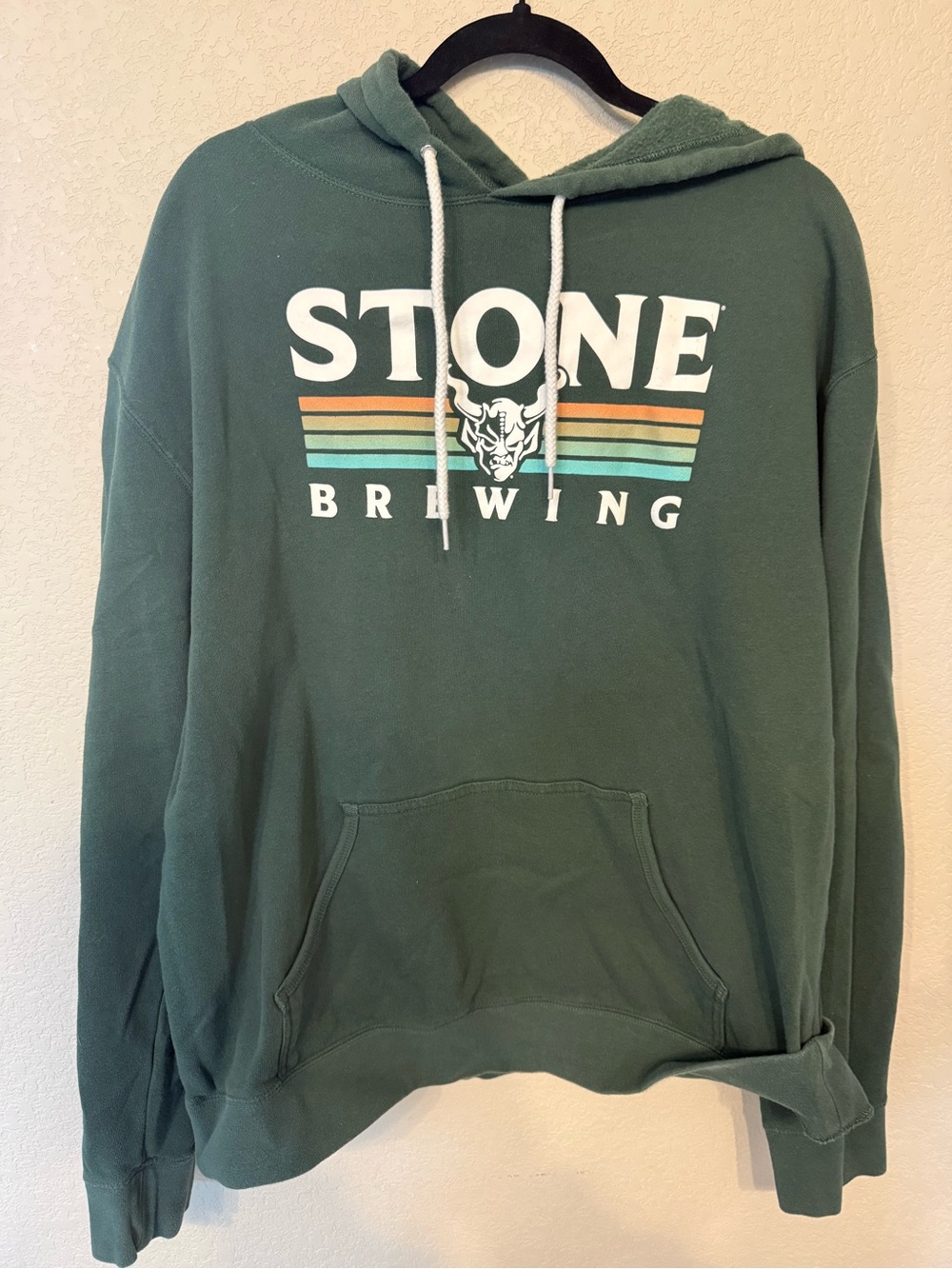 Green Stone Brewing Hoodie - Men's Pullover Sweatshirt